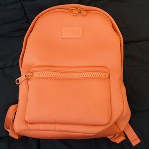 Dagne Dover Coyote Neoprene Backpack Coral Pink Water Resistant MEDIUM